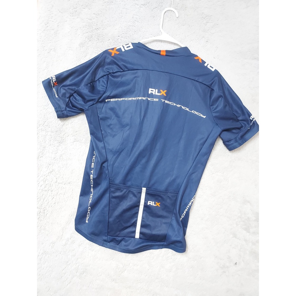 RLX Cycling Jersey Shirt Mens Medium Polo Sport Performance Tech  Half Zip M